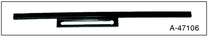 ROLL DOWN REAR WINDOW GLASS CHANNEL - 32-34 COUPE