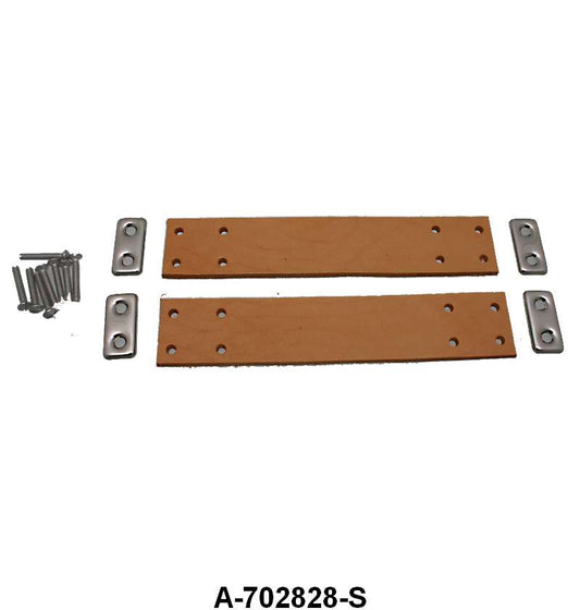 DOOR CHECK STRAP - 32 ROADSTER/PHAETON LEATHER W/STAINLESS