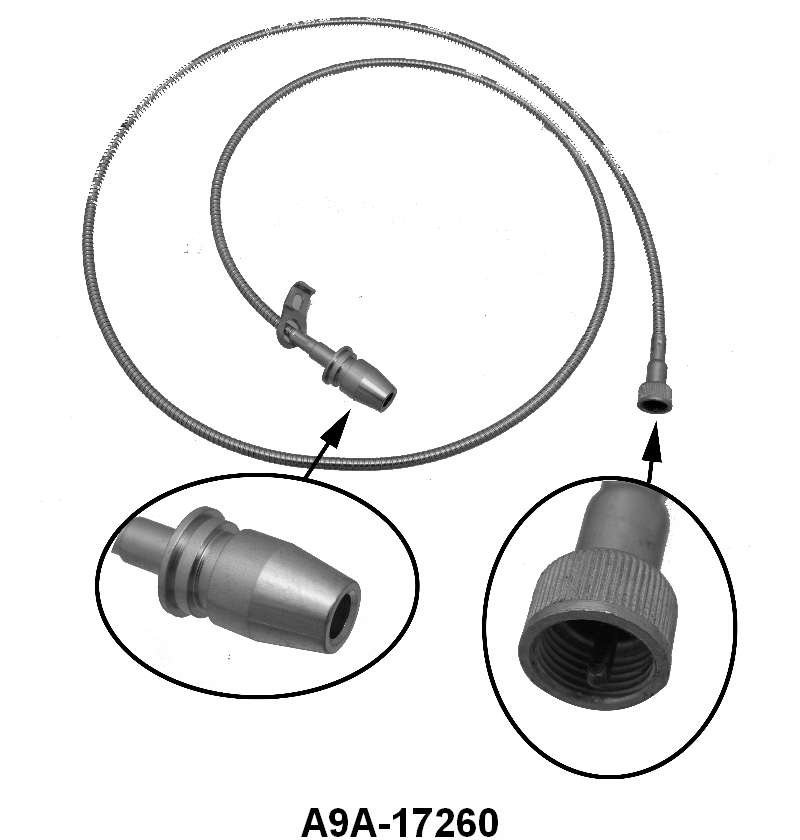 SPEEDOMETER CABLE & HOUSING - 49-56 PASS/MERC, 53-60 F-100/F-250 70.5"