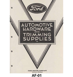 HARDWARE & TRIM BOOK - 32-34 PASS/PICKUP, 68 pages