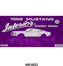 INTERIOR ASSEMBLY MANUAL - 68 MUSTANG