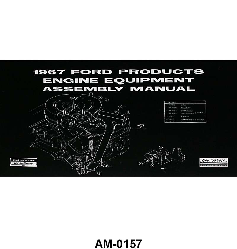 ENGINE EQUIPMENT ASSEMBLY MANUAL - 67 ALL PASS