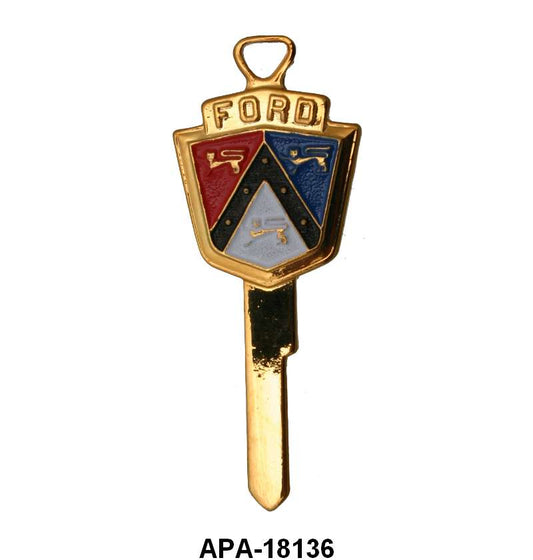 IGNITION AND DOOR KEY BLANK - 32-51 PASS, 32-52 PICKUP W/FORD CREST