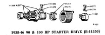 STARTER DRIVE SCREW - 32-53 PASS/MERC/PICKUP LONG