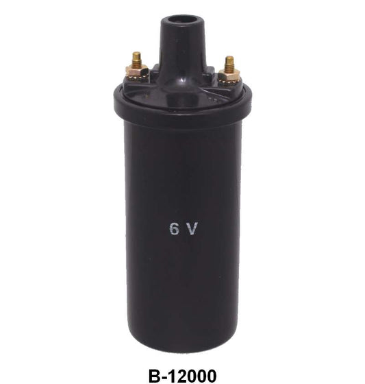 IGNITION  COIL - 32-34 4cyl, 49-55 PASS/MERC, 48-55 F-1/F-350, 6 VOLT