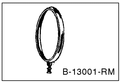 HEADLIGHT SHELL OUTER RIM - 32 PASS/PICKUP STAINLESS