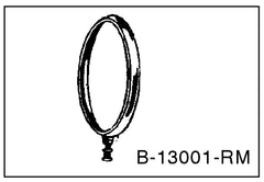 HEADLIGHT SHELL OUTER RIM - 32 PASS/PICKUP STAINLESS