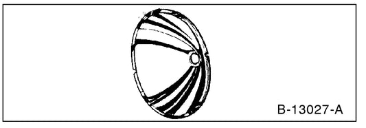 HEADLIGHT REFLECTOR - 32 PASS/PICKUP 1 BULB