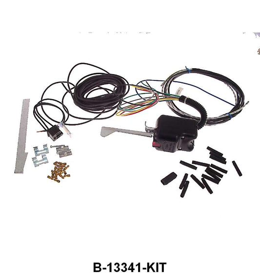 TURN SIGNAL SWITCH KIT (UNIVERSAL) - BLACK, 6V