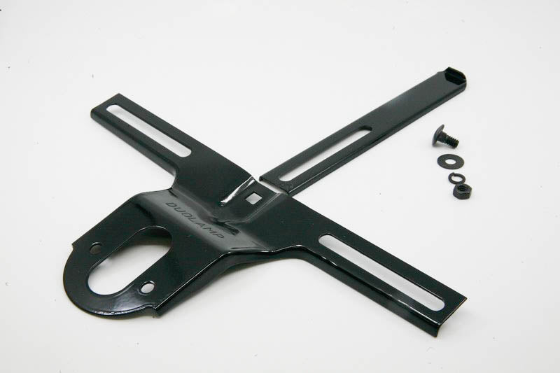 REAR LICENSE PLATE BRACKET - 32 PASS EXCEPT WAGON BLACK