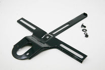 REAR LICENSE PLATE BRACKET - 32 PASS EXCEPT WAGON BLACK