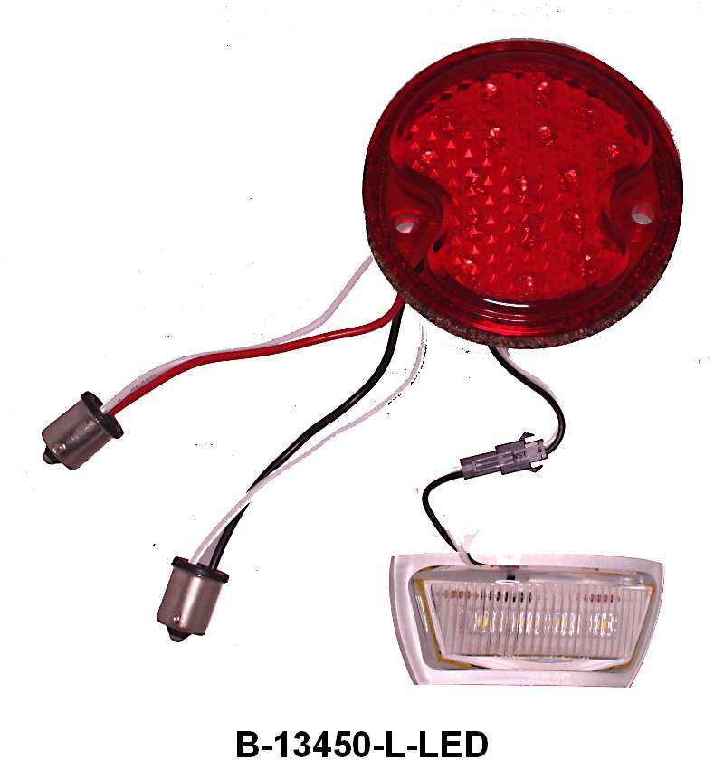 LED TAIL LIGHT LENS - 32 PASS, 32-42 PICKUP/WAGON LH