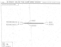 TAIL LIGHT CROSSOVER WIRING HARNESS - 32-40 PASS, 32-47 PICKUP