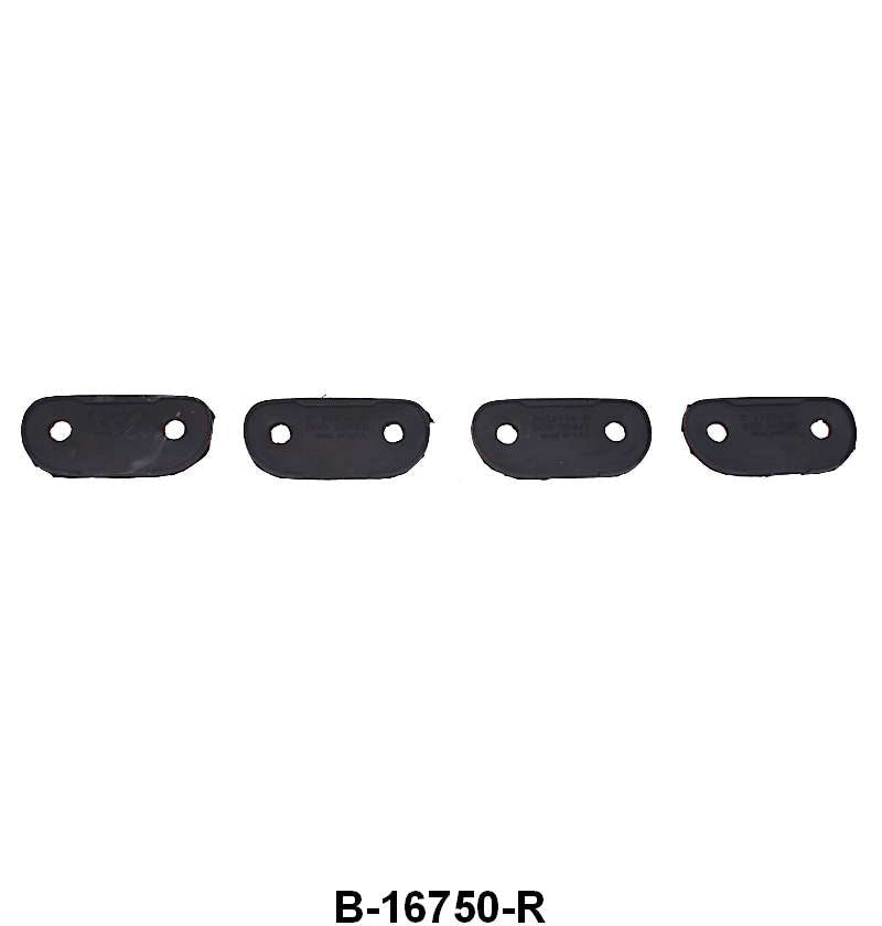 HOOD SIDE LATCH PADS - 32 PASS, 32-34 PICKUP SET OF 4