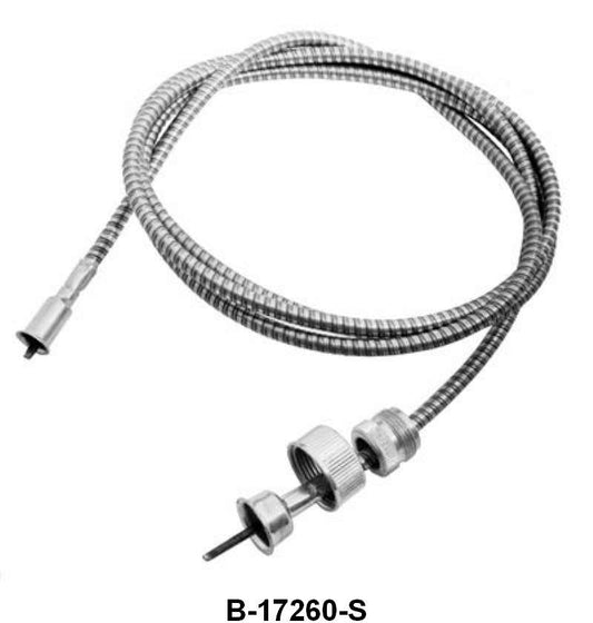 SPEEDOMETER CABLE & METAL HOUSING - 32-48 PASS 39-48 MERC 32-47 PU  70-1/2"