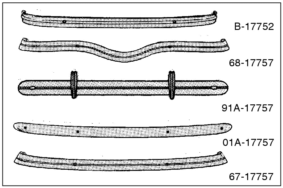 CHROME BUMPER - 32 PASSENGER FRONT OR REAR, 32 PICKUP FRONT