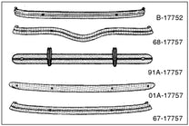 CHROME BUMPER - 32 PASSENGER FRONT OR REAR, 32 PICKUP FRONT