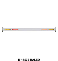 REAR FRAME SPREADER BAR WITH LED LIGHTS - 32 PASSENGER WITH AMBER LENS