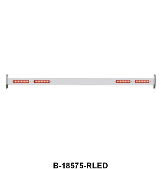 REAR FRAME SPREADER BAR WITH LED LIGHTS - 32 PASSENGER WITH RED LENS