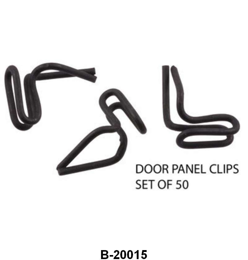 DOOR PANEL CLIPS - 32-56 PASSENGER SET OF 50