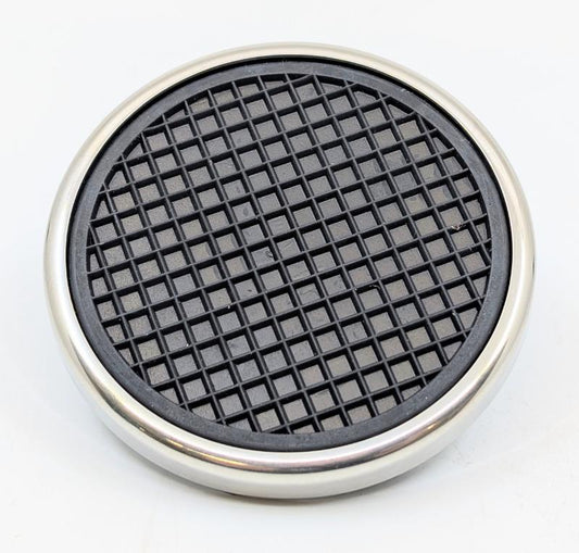 UNIVERSAL ADJUSTABLE PEDAL PAD - 3-1/2" ROUND, 1/2" FINE THREAD STUD