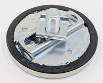 UNIVERSAL ADJUSTABLE PEDAL PAD - 3-1/2" ROUND, 1/2" FINE THREAD STUD