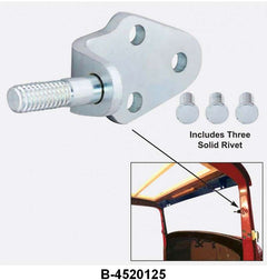 WINDSHIELD SLIDE ARM PIVOT - 32 COUPE, SEDAN (EX 3-WIN)