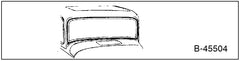 WINDSHIELD FRAME TO BODY  SEAL - 32 5W COUPE, 2 & 4 DOOR SEDAN