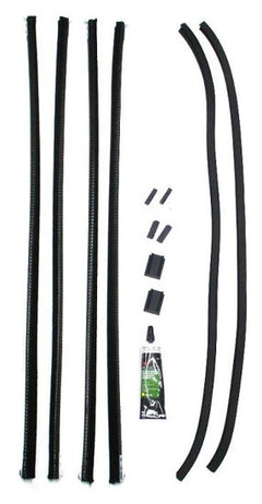 STAINLESS DOOR WINDOW CHANNEL KIT - 32-34 PICKUP