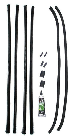 STAINLESS DOOR WINDOW CHANNEL KIT - 32-34 PICKUP