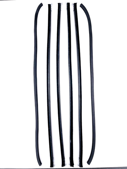 DOOR WINDOW CHANNEL KIT - 32-34 PICKUP WITH RUBBER BUMPERS