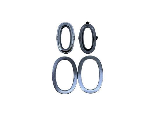 INSIDE HANDLE ESCUTCHEONS - 32 ROADSTER/PHAETON CHROME