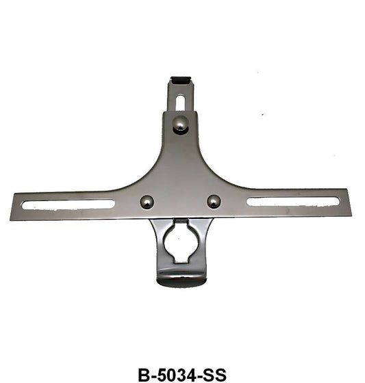 FRONT LICENSE PLATE BRACKET - 32 PASS/PICKUP STAINLESS
