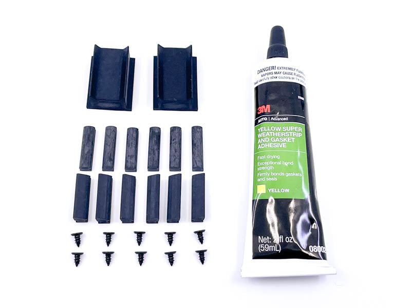 QUARTER WINDOW FELT KIT - 32-33 2 DOOR SEDAN