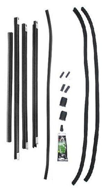 STAINLESS REAR DOOR WINDOW CHANNEL KIT - 32 4 DOOR SEDAN