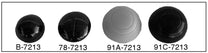 GEAR SHIFT KNOB - FLOOR SHIFT - 32-36 PASS, 32-36 PICKUP BLACK
