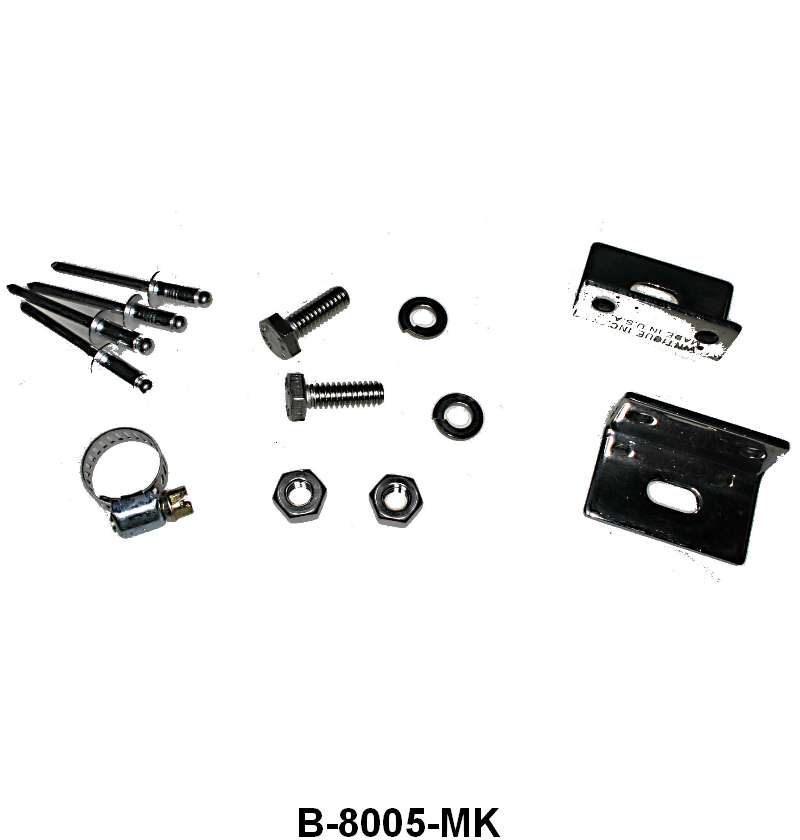 RADIATOR OVERFLOW MOUNTING HARDWARE - FITS B-8005-WO