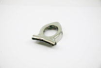 GRILLE INSERT CRANK HOLE BEZEL - 32 PASS, STAINLESS