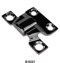 REAR HOOD BRACKET FOR CENTER STRIP - 32 PASS/PICKUP, CHROME