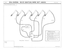 SPARK PLUG WIRE SET - 49-51 PASS, 48-51 PICKUP 6 CYL "H"