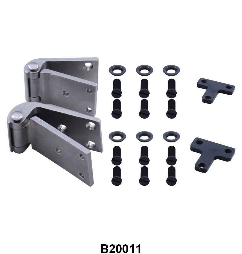 STAINLESS UPPER/LOWER DOOR HINGES - 32 CPE/SDN EXCEPT 3W LH