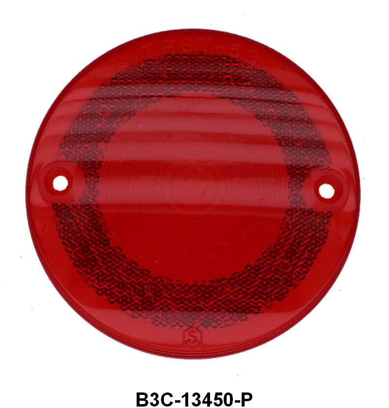 TAIL LIGHT LENS - 53-54 F-100/F-250  ROUND