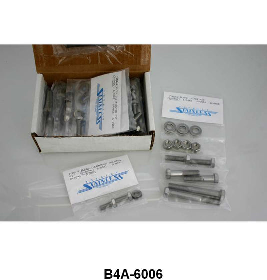 STAINLESS ENGINE BOLT KIT - 54-62 PASS, 54-64 F-100/F-350 239, 272, 292, 312