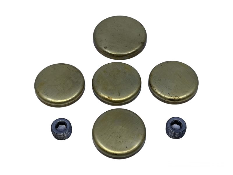 FREEZE PLUG KIT - 54-62 PASS, 54-64 F-100/F-350 239/272/292/312, BRASS