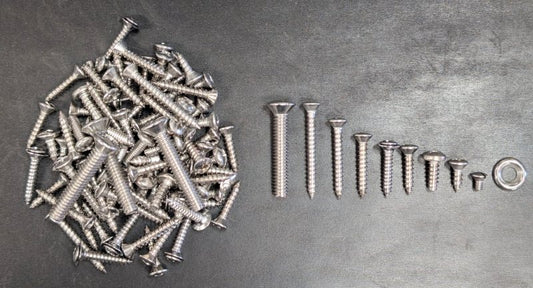 INTERIOR TRIM SCREW KIT - 54 COUPE, 2-DOOR SEDAN