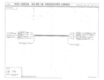 HEADLIGHT CROSSOVER WIRING HARNESS - 53-55 F-100/F-350 W/HORN AND TURN SIGNAL