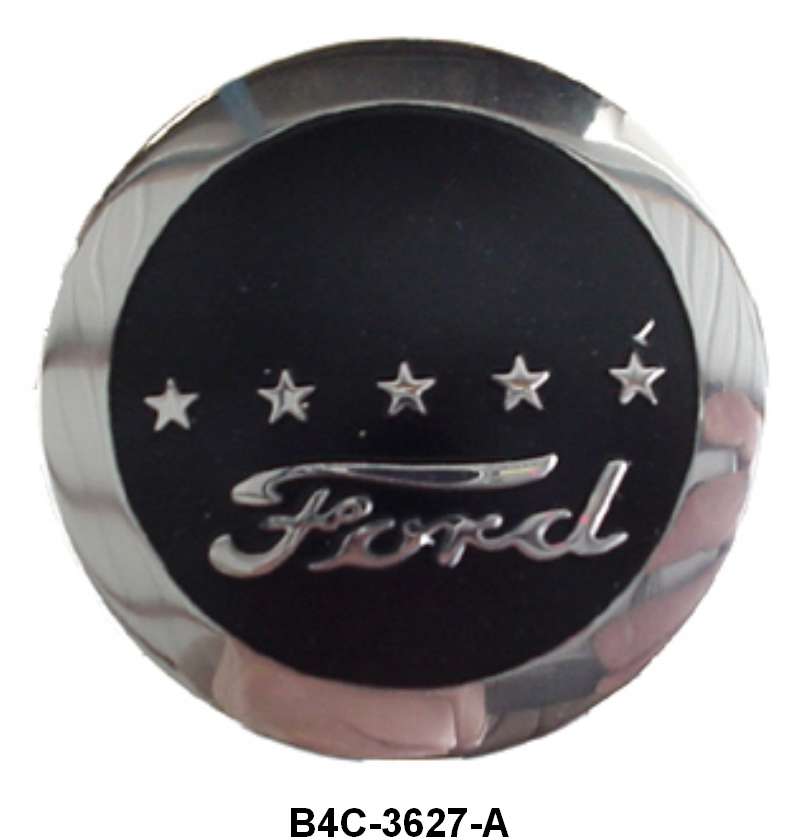 HORN BUTTON - 54-56 F-100-250 BLACK W/5 STAR DESIGN