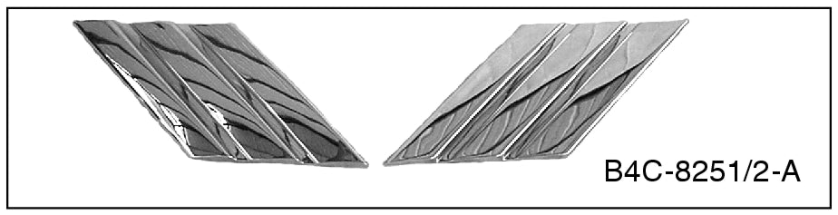 GRILLE TRIM - 54 F-100/F-350  "HASH MARKS"