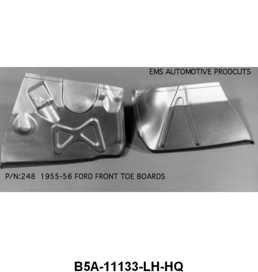 FRONT SLOPING FLOOR SECTION OR TOE BOARDS - 55-56 PASS LEFT HAND HIGH QUALITY