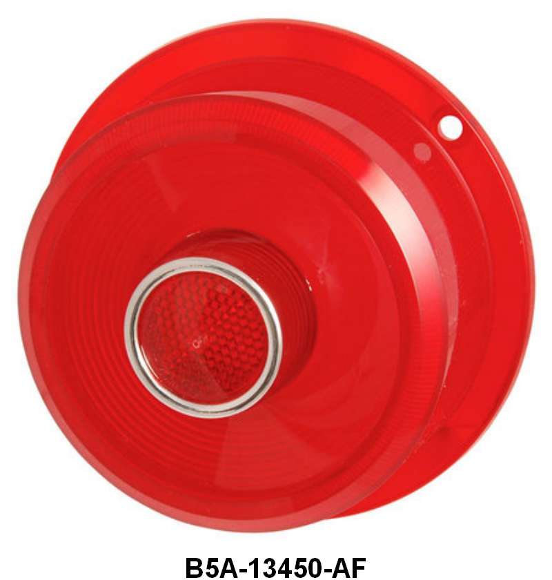 TAIL LIGHT LENS  WITH FORD SCRIPT - 55 PASS/T-BIRD